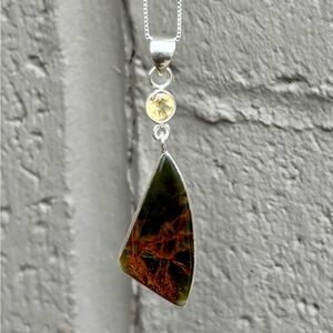 NEW! Rainforest Chrysocolla Necklace